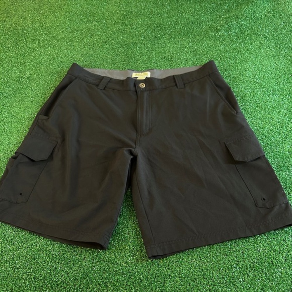 Lake‎ Trail Cargo Shorts Hiking Casual Outdoor Pockets Stretch Black Mens 38"